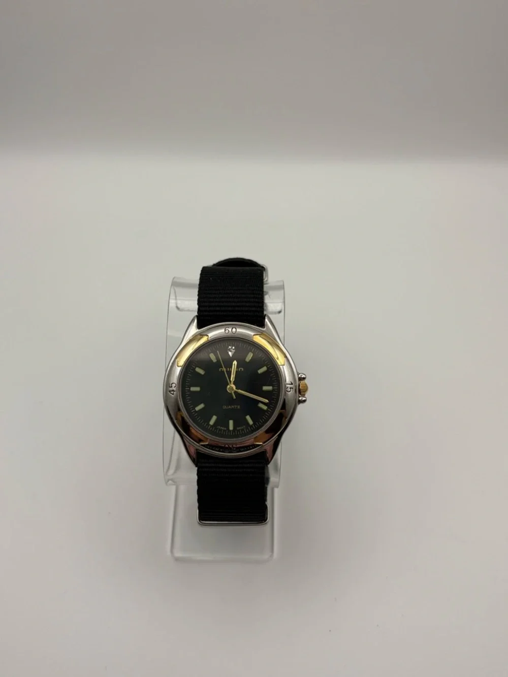 Milan Men’s Classic Two-Tone‎ Black Dial Wristwatch